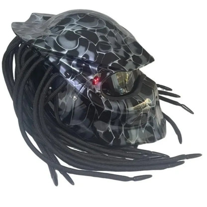 Carbon-Look Off-Road Full-Face Helmet