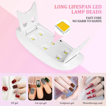 Mini USB LED Nail Lamp