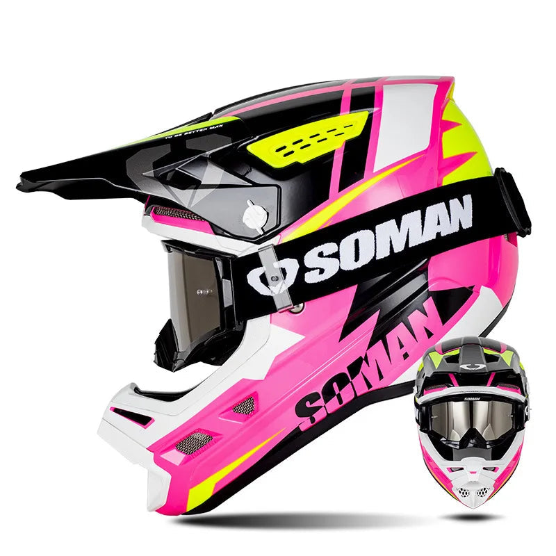 Soman Full-Face ATV Rally Helmet