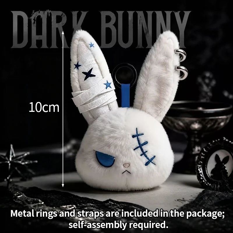 Gothic Bunny Keychain Rabbit Head