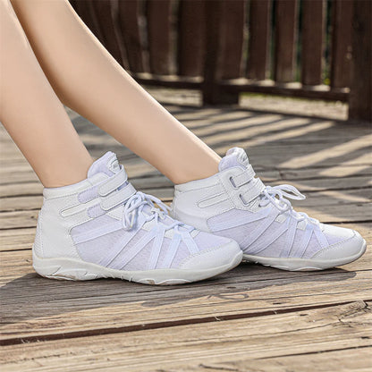 White High-Top Cheer Shoes