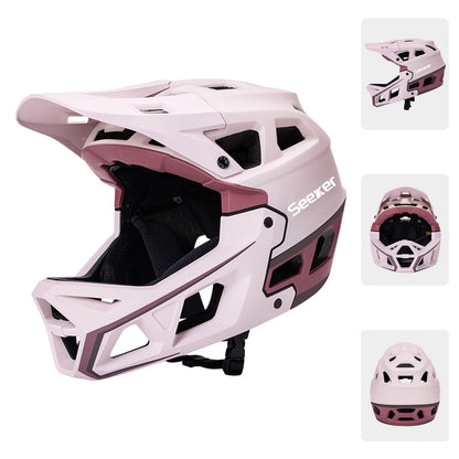 Integrated-Molding Off-Road Full Bike Helmet