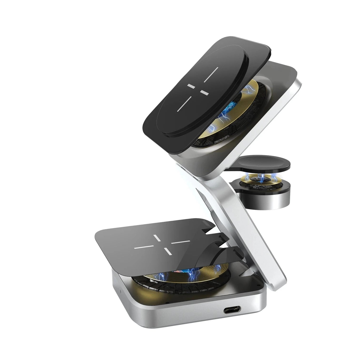 3 In 1 Foldable Charger Stand For iPhone