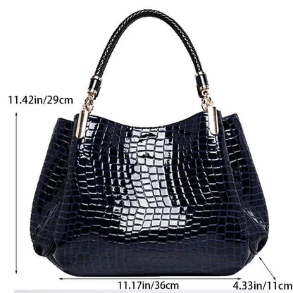 Crocodile Print Tote Bag