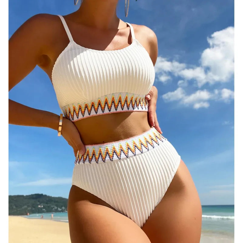 Embroidered Bikini Set