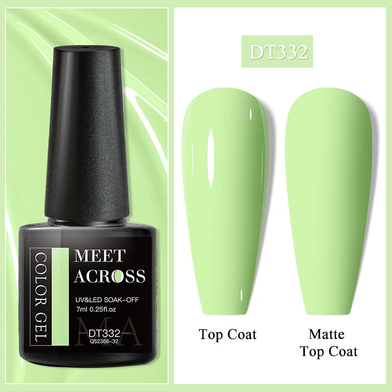 MEET ACROSS Matte Gel Polish