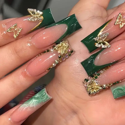 Leopard Cherry Press-On Nails