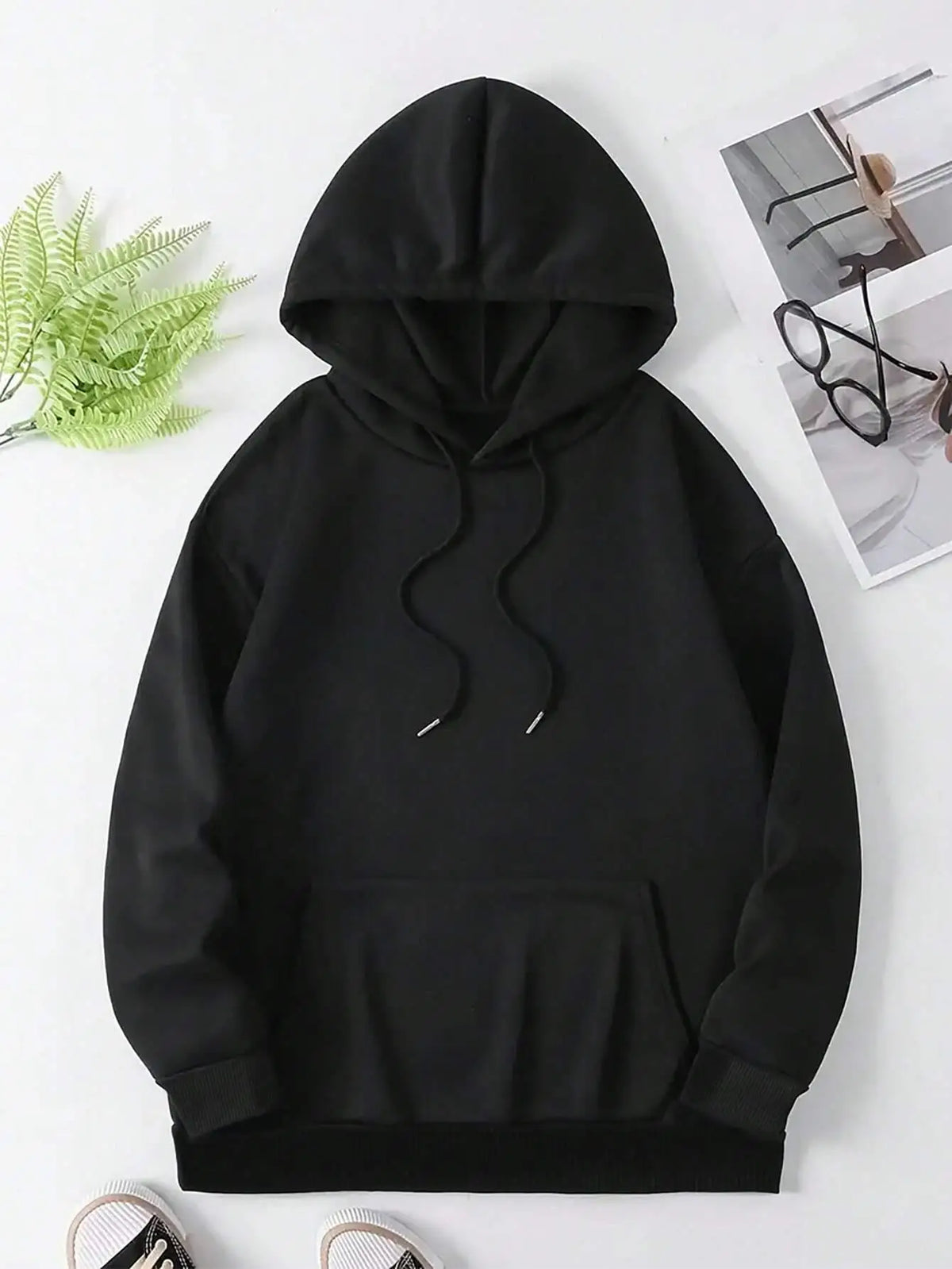 Fleece Graphic Pullover Hoodie