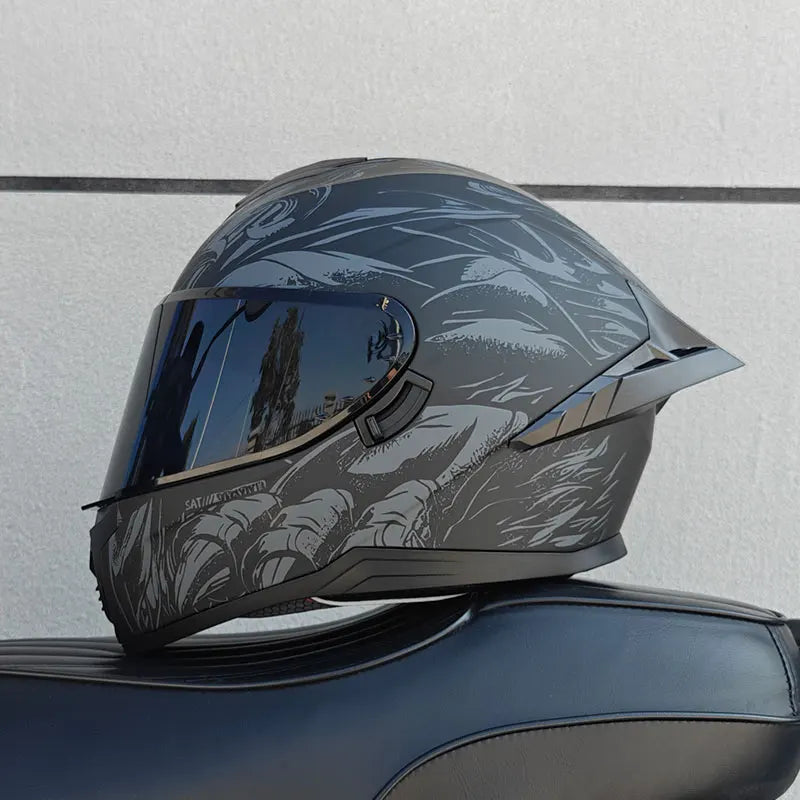 LVS Dual-Lens Full-Face Helmet