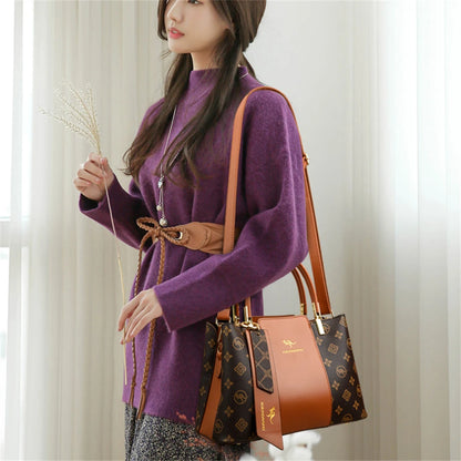 Microfiber Leather Crossbody Tote