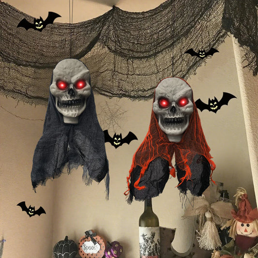 Hanging Skull Ghost Ornaments