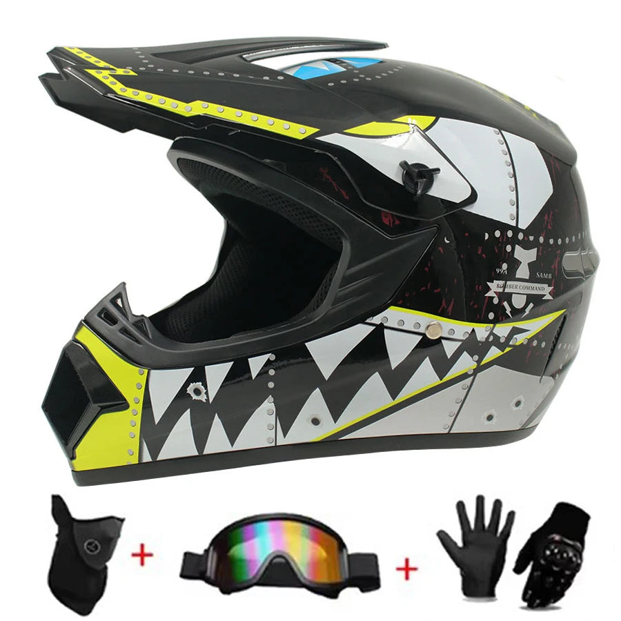 DOT-Approved Youth Dirt Bike Helmet