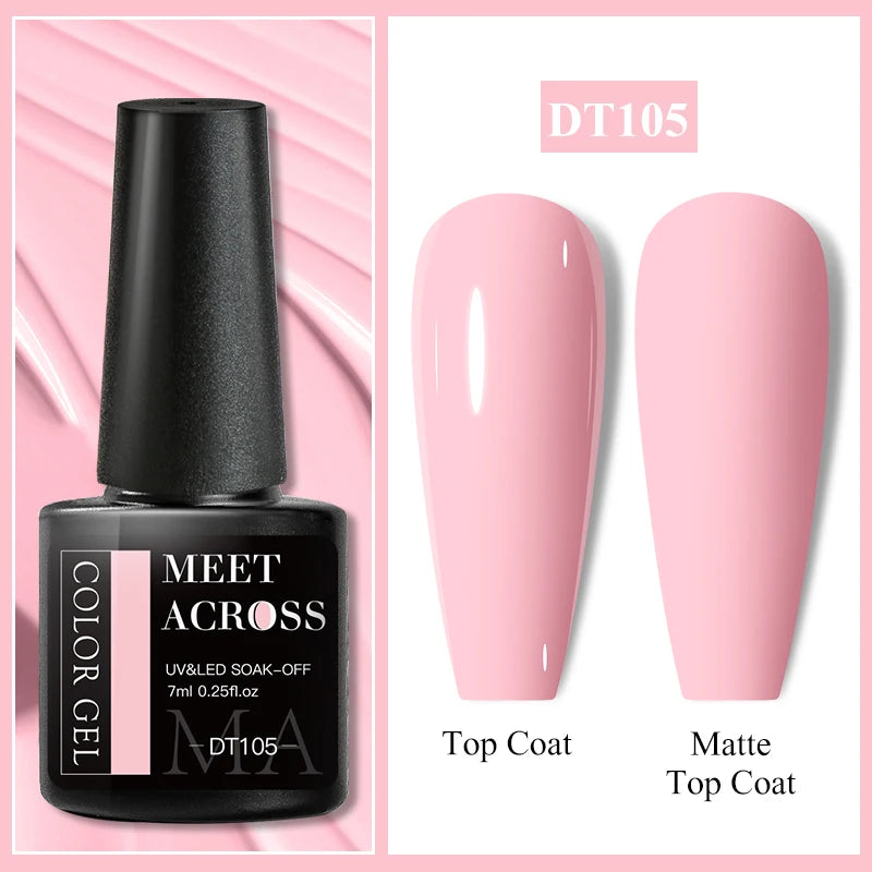 MEET ACROSS Matte Gel Polish