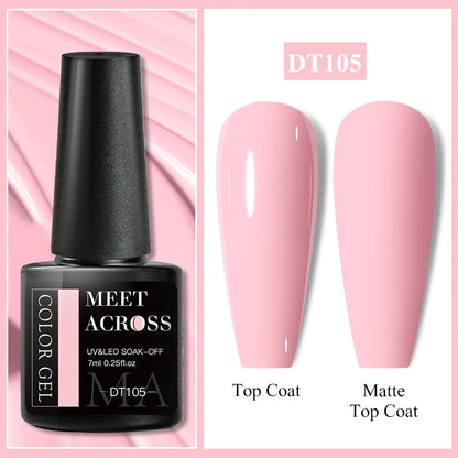MEET ACROSS Matte Gel Polish