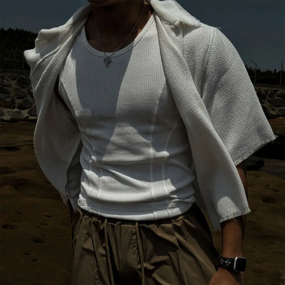Ribbed Breathable Quick-Dry Tank Top