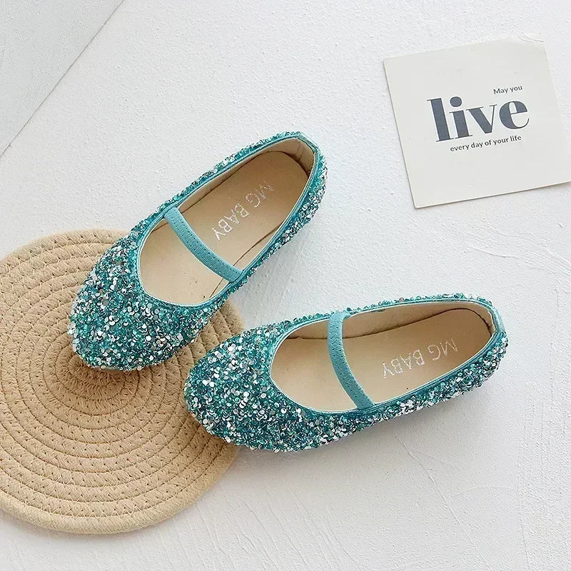 Pointed-Toe Princess Dress Shoes