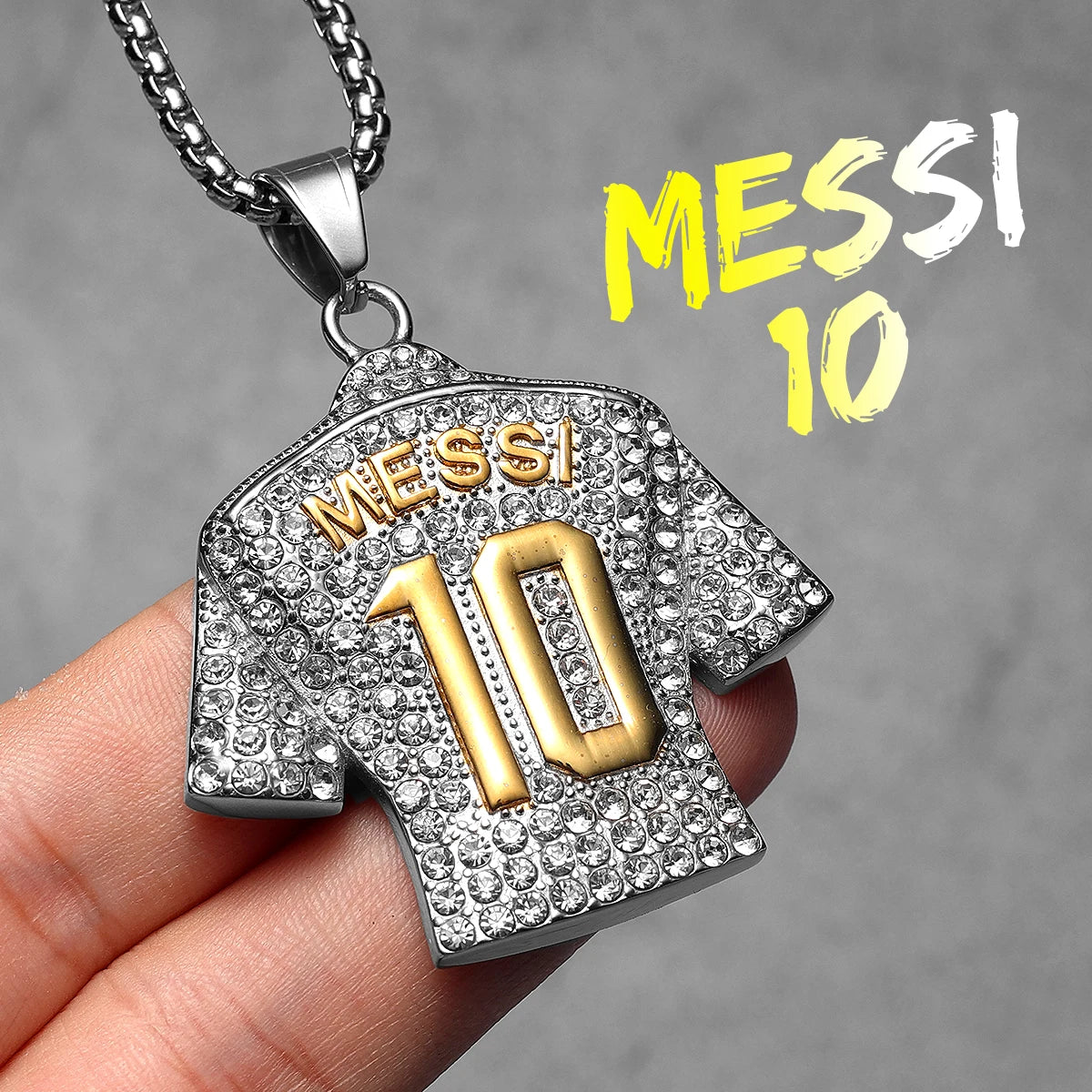 Metal Jersey Stainless Steel Pendant Party