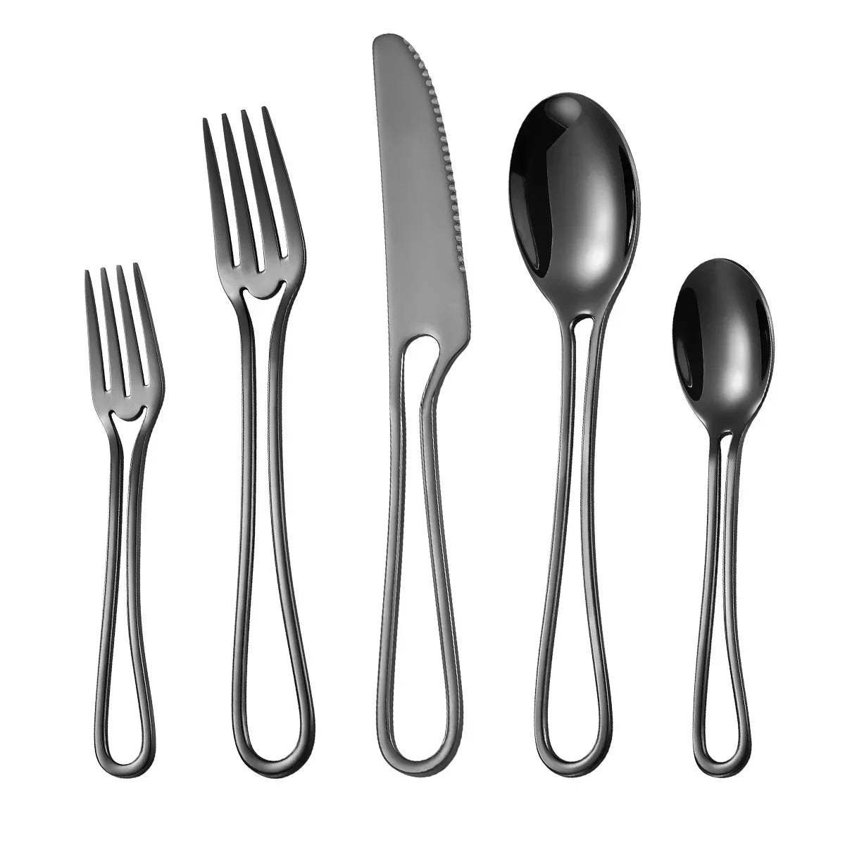 Metal Western Solid Dinnerware Set