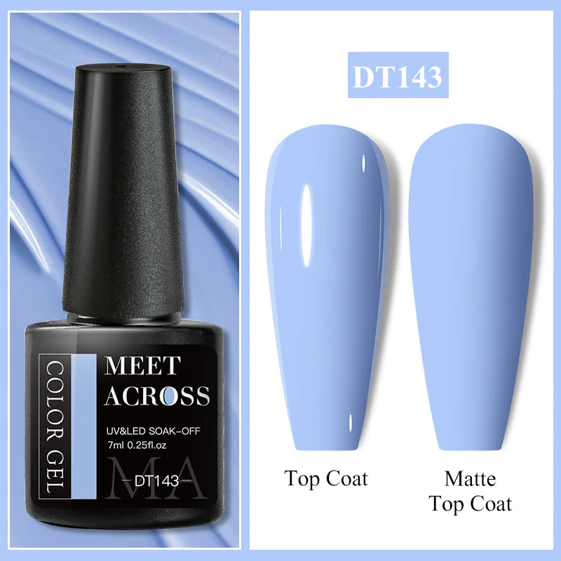 MEET ACROSS Matte Gel Polish