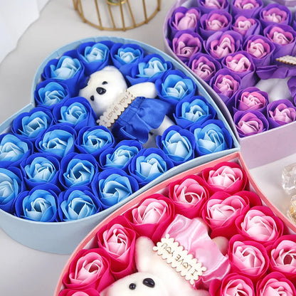 Romantic Soap Rose Box