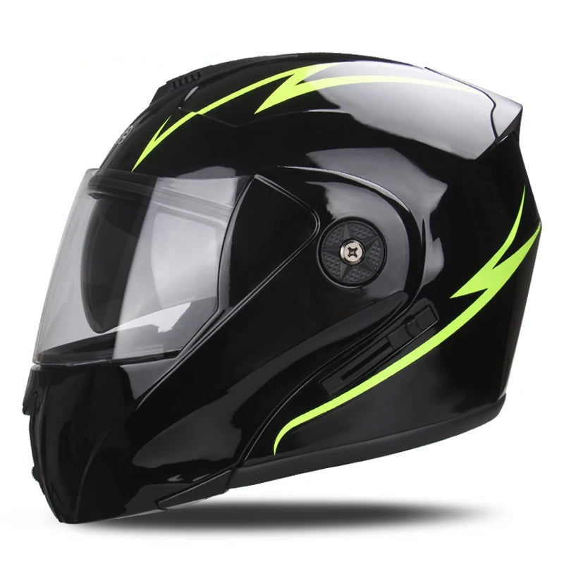 Uchoose Cross-Section Double-Lens Modular Helmet