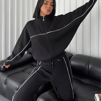 Women Two-Piece Jogger Tracksuit Set