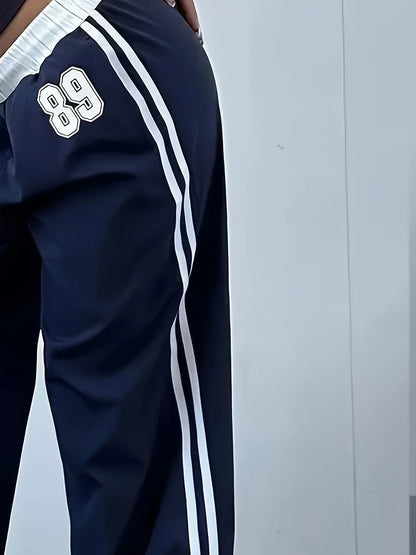 Geometric Print Leisure Pants