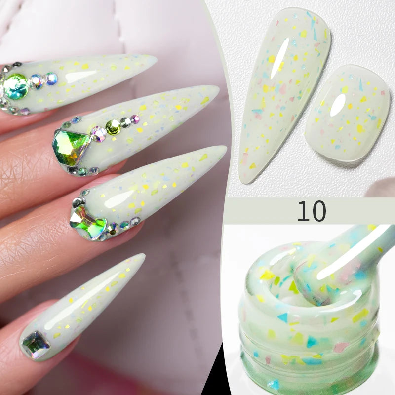 PUENTE Glitter Poly Nail Gel
