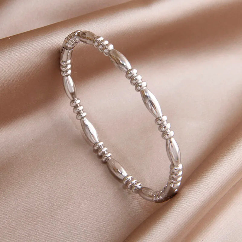Gold Letter Cuff Bracelet