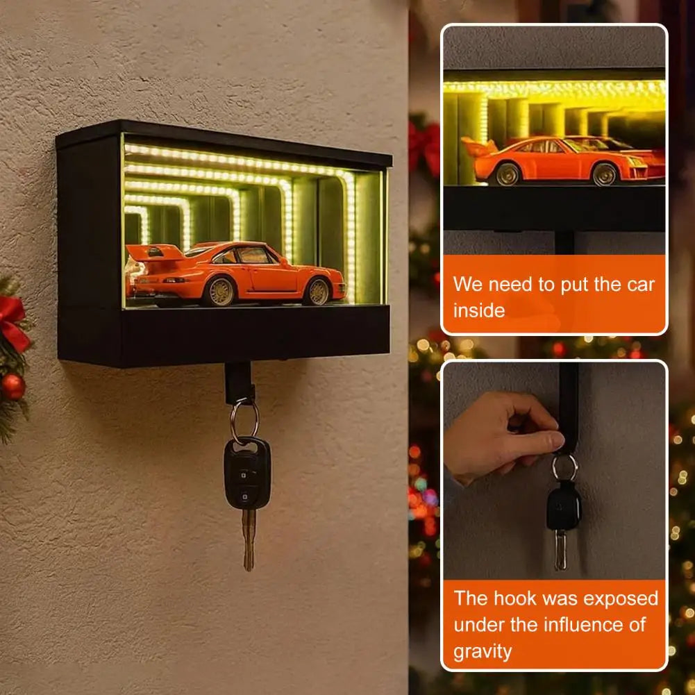 LED Infinity Key Holder
