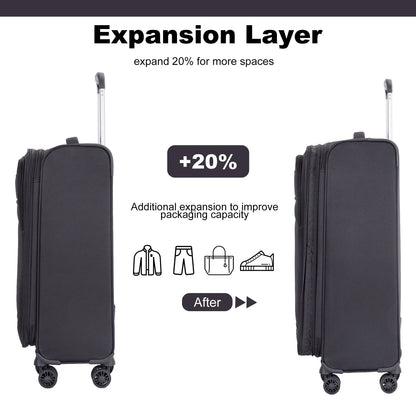 5-Piece Soft Luggage Set