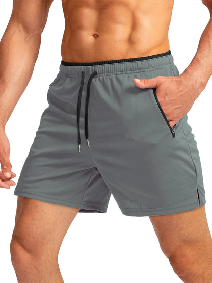 5-Inch Zippered Pocket Running Shorts