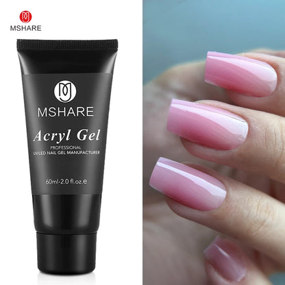 Acrylic Nail Extension Builder Gel