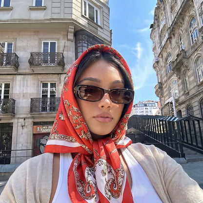 90cm Square Silk Scarf