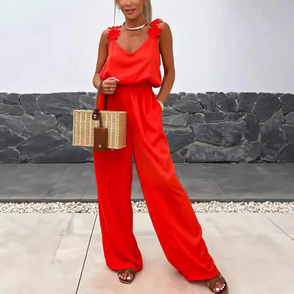 Pocket Wide Jumpsuit