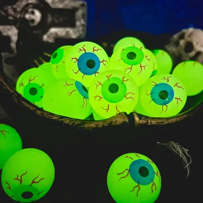 Glow-in-the-Dark Eyeball Bouncy Balls
