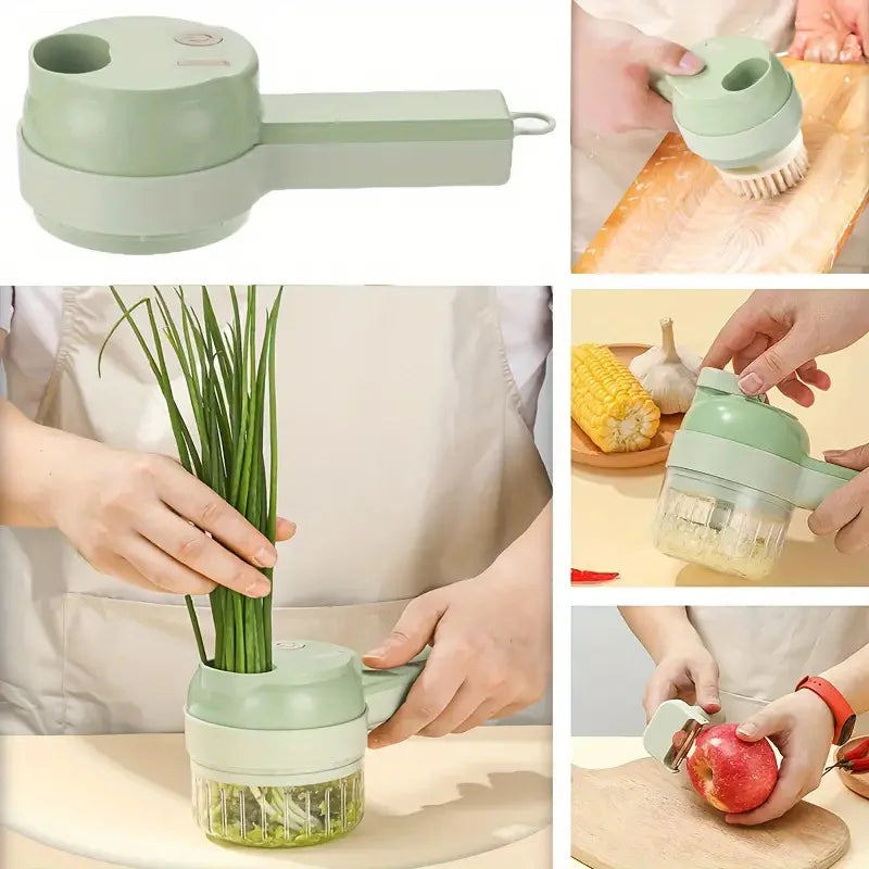 4 In 1 Electric Vegetable Cutter