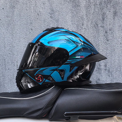 ORZ-B08A Glossy Mecha Racing Helmet