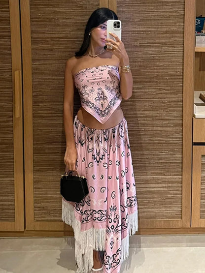 Slim Skirt Set