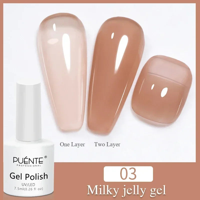 PUENTE Glitter Poly Nail Gel