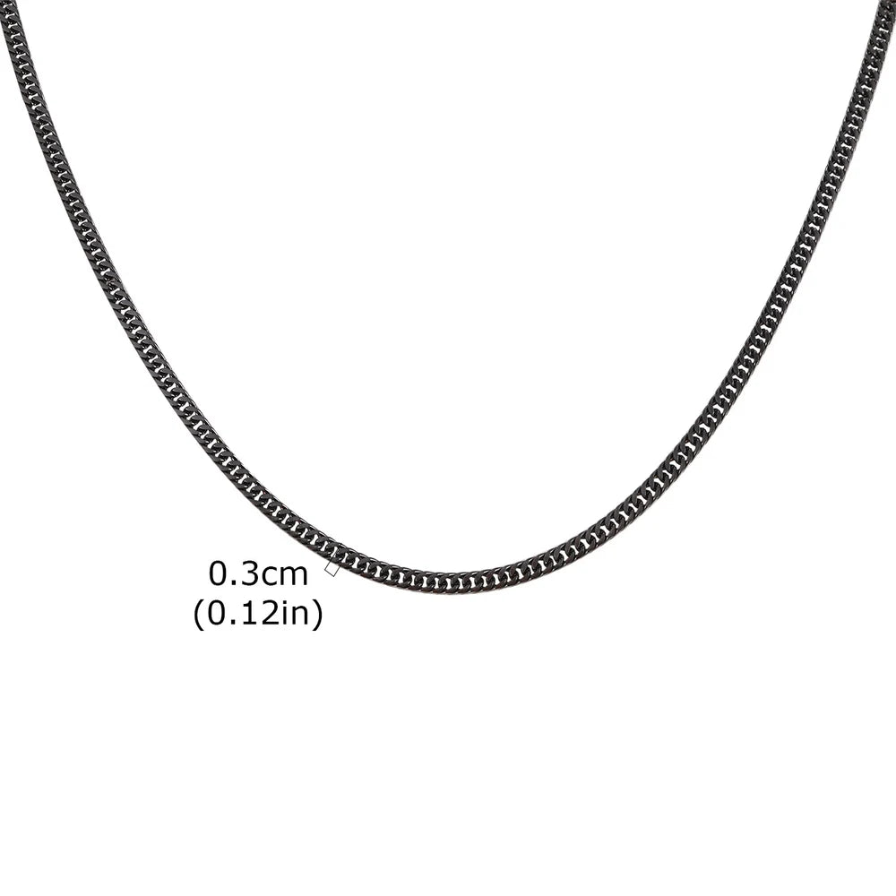 High Stainless Round Cuban Chain Daily