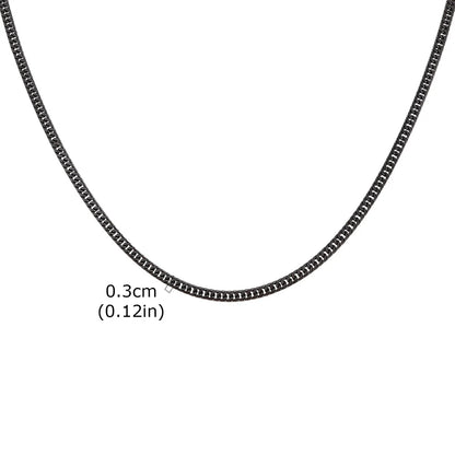 High Stainless Round Cuban Chain Daily