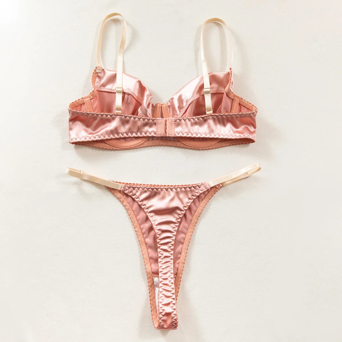 Champagne Floral Push Up Set