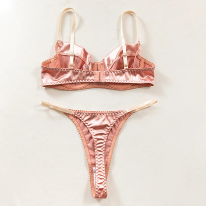 Champagne Floral Push Up Set
