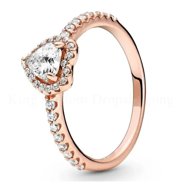 Eternal Rose Heart Ring