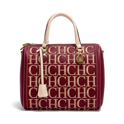 Embroidered Baguette Shoulder Bag
