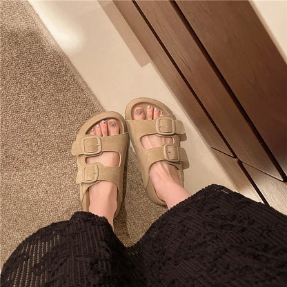 Retro Buckle Platforms