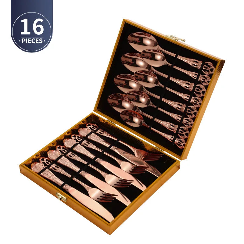 Luxury Gold Cutlery Set