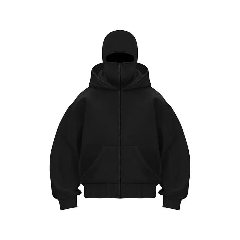 Face Mask Zip Hoodie