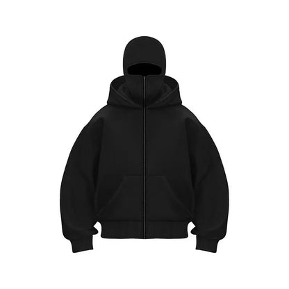 Face Mask Zip Hoodie